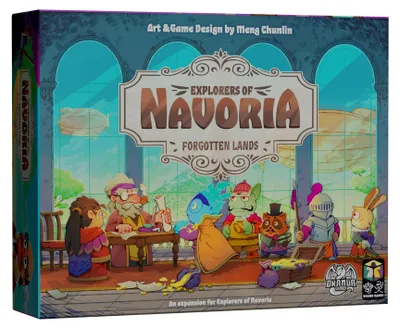 Produktbild von Explorers Of Navoria Forgotten Lands Expansion – Brettspiel – Dranda Games