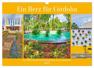 Produktbild von Ein Herz für Córdoba (Wandkalender 2027 DIN A3 quer), CALVENDO Monatskalender