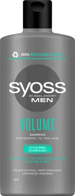 Produktbild von Syoss Men Volume Shampoo Normales und Dnnes Haar 440ml Haarpflege fr den Mann