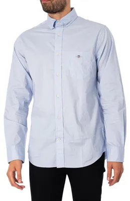 Immagine prodotto di Camicia Gant regular fit in cotone azzurro