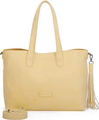 Image de Fritzi aus Preußen sac shopper sac à épaule Vintage Jördis Shopper Fizz jaune