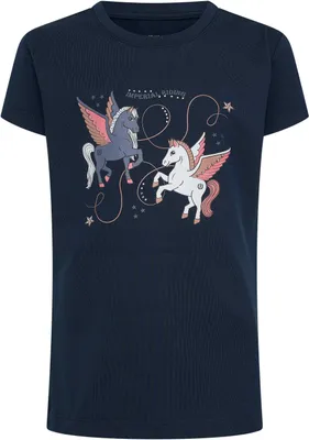 Produktbild von Imperial Riding T-Shirt Kinder IRHSky navy mit Pegasus Motiv, Größe:128