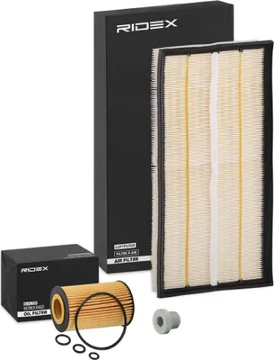Produktbild von RIDEX Filterset Inspektionspaket Filtersatz passend für MERCEDES-BENZ VITO Bus (W639) VIANO (W639) VITO / MIXTO Kasten (W639)