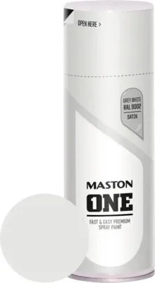 Produktbild von Sprühlack Maston ONE seidenmatt RAL 9002 grauweiß 400 ml