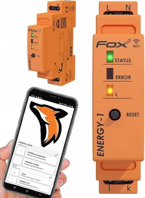 Obrázek produktu pro F&F | Energy Monitor Wi-MEF-1-40 - Černá - Analýza spotřeby energie - Kompatibilní s chytrými domácnostmi