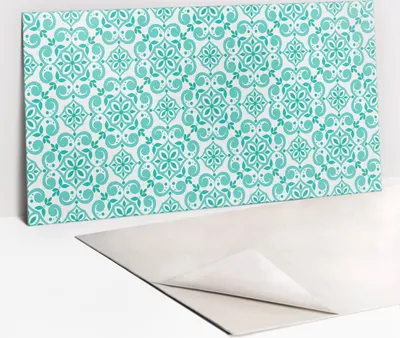 Obrázek produktu pro Ochranný Panel PVC - Samolepicí Vinylové Dlaždice na Stěnu - 100 x 50 - Dekorativní tvary