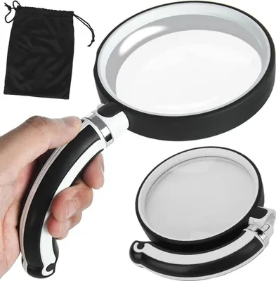 Obrázok produktu pre Verk 09144 Zväčšovacia lupa skladacia 70 mm, zväčšenie 3,5x