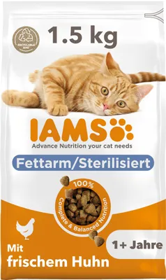 Image de Nourriture stérilisée pour chats - IAMS, pour une vitalité optimale