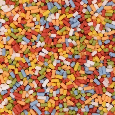 Obrázek produktu pro Konfety Cukrové posypky Barevné tyčinky 10 g