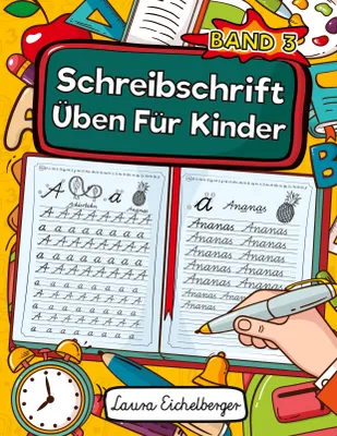 Produktbild von Schreibschrift Üben Für Kinder (SAS)