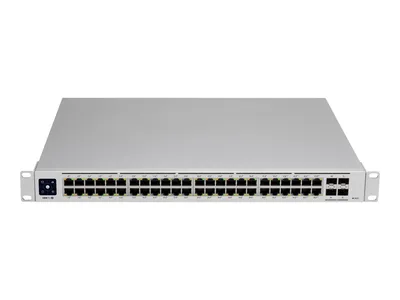 Produktbild von Ubiquiti UniFi Pro 48-Port PoE, Managed, L2/L3, Gigabit Ethernet (10/100/1000), Power over Ethernet (PoE), Rack-Einbau, 1U