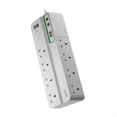 Zdjęcie produktu dla APC SurgeArrest, 2690 J, 8 x gniazdo sieciowe, 230 V, 50 Hz, 60000 A, 48000 A