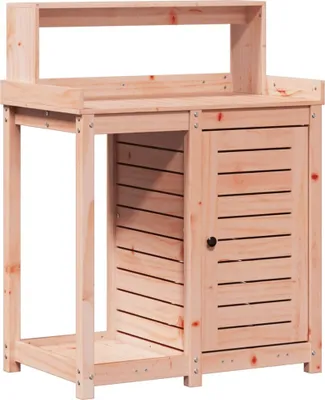 Immagine prodotto di vidaXL Tavolo per piante con ripiani 82,5x50x109,5 cm in legno massiccio di abete Douglas