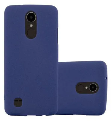 Produktbild von Cadorabo Schutzhülle für LG K4 2017 Hülle in Blau Handyhülle TPU Etui Cover Case