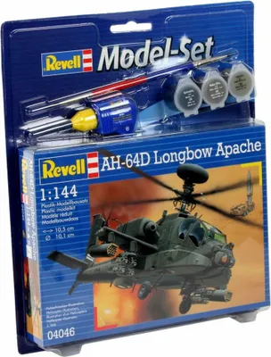 Obrázek produktu pro Revell AH-64D Longbow Apache, Model vírníku, Montážní sada, 1:144, Boeing AH-64 Apache, Plast, Gulf War