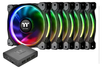 Obrázok produktu pre Thermaltake CL-F054-PL12SW-A, Ventilátor, 12 cm, 500 ot/min, 1500 ot/min, Čierna