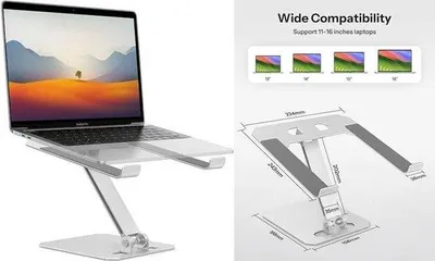 Produktbild von Ergonomischer Laptopständer, verstellbar, für Schreibtisch