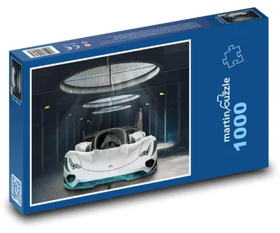 Zdjęcie produktu dla Puzzle 1000 Samochód sportowy w garażu - martinpuzzle