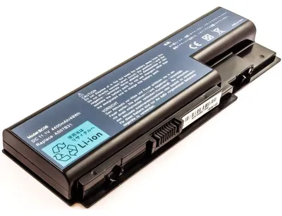 Produktbild von Akku für Acer 7740G-334G50MN Li-Ion 10,8 Volt 4400 mAh schwarz