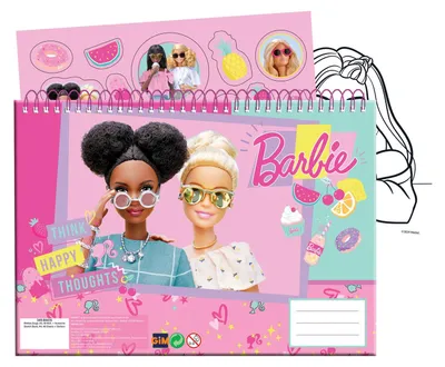 Produktbild von Barbie-Malbuch, 40 Seiten inkl. Aufkleber