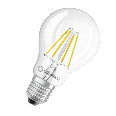 Zdjęcie produktu dla Ledvance LED Filament A60 żarówka 4W = 40W E27 przezroczysta 470lm ciepła biel 2700K