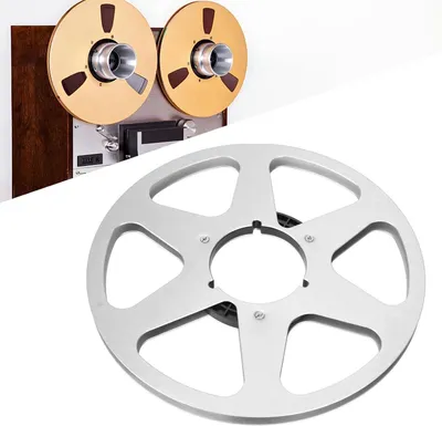 Productafbeelding van Opname Spoel - Lege Reel - Muziek Opnemen - 6-Gats Ontwerp - 10.5 Inch - Zilver