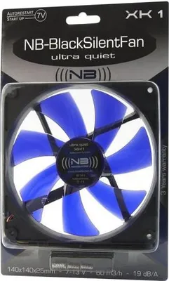 Obrázok produktu pre Lüfter Noiseblocker 140*140 BlackSilentFan XK-1