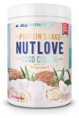 Produktbild von AllNutrition | NutLove Protein Shake | Whey Protein + Casein Coconut