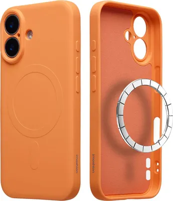 Image de imoshion Color Backcover avec MagSafe pour l'Apple iPhone 16 - Orange