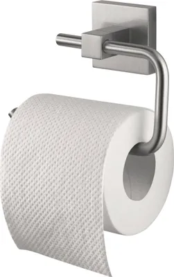 Produktbild von Haceka Mezzo toiletrolhouder zonder klep 14,2x5x10,7cm RVS-look