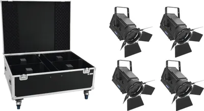 Produktbild von EUROLITE Set 4x LED THA-250F + Case