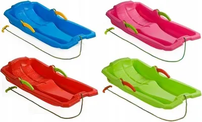 Image de luge plastique + frein et corde KAROL