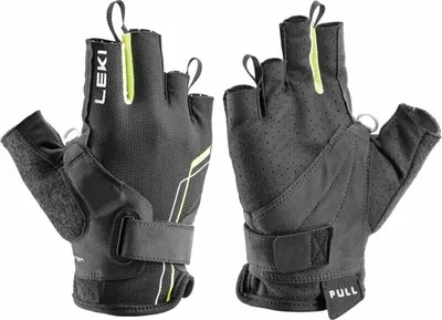 Produktbild von Leki Nordic Breeze Shark Short Black/Yellow/White 6 Handschuhe