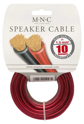 Produktbild von Lautsprecherkabel - Lautsprecherkabel - Audiokabel 10 m - 10 Meter - 2 x 1,5 mm² - NX20027X10