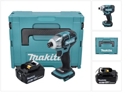 Immagine prodotto di Avvitatore a impulsi a batteria Makita DTS 141 T1J 18 V 40 Nm 1/4" brushless + 1x batteria ricaricabile 5,0 Ah + Makpac - senza caricabatterie