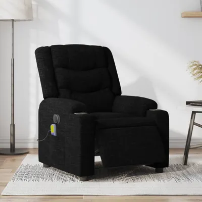 Produktbild von CLORIS Massagesessel Elektrisch - Schwarz Stoff - Fernsehsesel LL0000254931