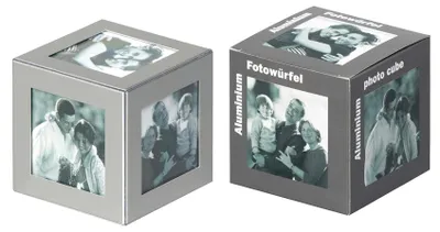 Produktbild von Fotowürfel aus Aluminium