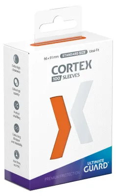 Productafbeelding van Ultimate Guard Cortex Hoesjes Standaardformaat 100 Oranje