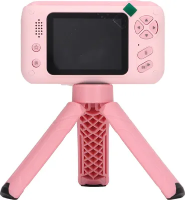 Obrázok produktu pre Detský fotoaparát HD 2,4-palcový displej 40 MP foto 1080P video hračka na hranie fotografovanie Ružová 32G pamäťová karta