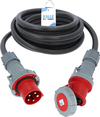 Produktbild von Kalle Verlängerungskabel CEE 400V 63A 10,0mm² IP67 PCE 50 Meter