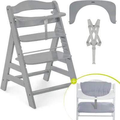 Produktbild von Hauck Hochstuhl Alpha Plus Grey - im Sparset