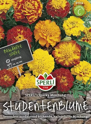 Produktbild von Sperli Studentenblumen Tagetes SPERLI's Sparky Mischung - Blumensamen