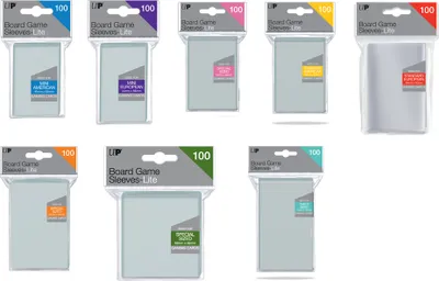 Produktbild von Ultra Pro - Lite Board Game Sleeves (100 Sleeves) - verschiedene Größen
