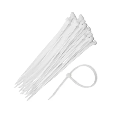 Produktbild von Kabelbinder 5 mm x 190 mm 50 Stück Typ KRT556004 Weiß