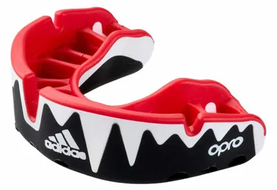 Produktbild von Adidas Mundschutz Gen4 Platinum-Rot/Schwarz/Weiß Senior