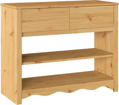Obrázok produktu pre vidaXL Konzolový stolík so zásuvkami Drammen, dub, 89,5 x 37 x 73 cm