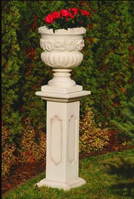 Produktbild von -Blumenkorb Kasten Blumen Vase Gefäss Garten Terrasse Dekoration Statue Figuren