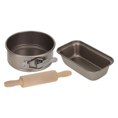 Obrázek produktu pro Vynikající sada na výrobu dětských dortů Houseware, hliník, šedá