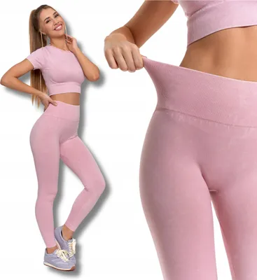 Produktbild von Damen Leggings Sportlich Hohe Taille Blickdicht Flexibel Bequem MORAJ S/M