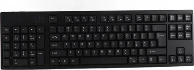Image de Clavier pour gaucher Clavier ergonomique pleine taille à double interface USB 109 touches pour ordinateur portable